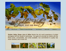 Tablet Screenshot of goldenvalleywine.com